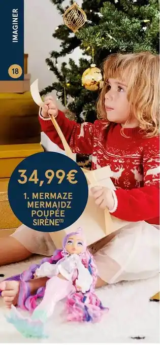 Monoprix Mermaze mermaidz poupée sirène offre