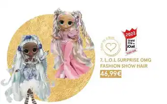 Monoprix L.o.l surprise omg fashion show hair offre