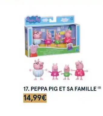 Monoprix Peppa pig et sa famille offre