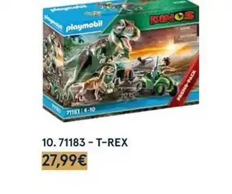 Monoprix T-rex playmobil offre