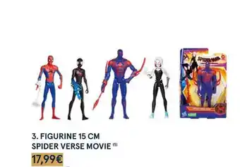 Monoprix Figurine 15 cm spider verse movie offre