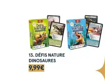 Monoprix Défis nature dinosaures offre