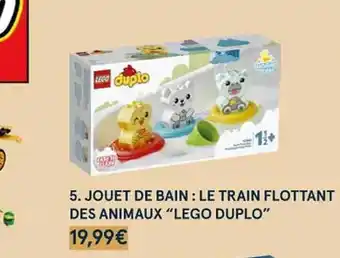 Monoprix Jouet de bain : le train flottant des animaux offre
