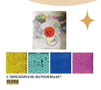 Monoprix Tapis souple de jeu pour billes offre