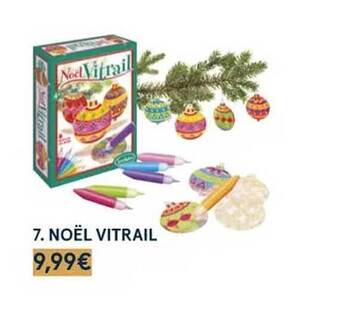 Monoprix Noël vitrail offre