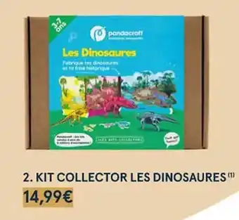 Monoprix Kit collector les dinosaures offre