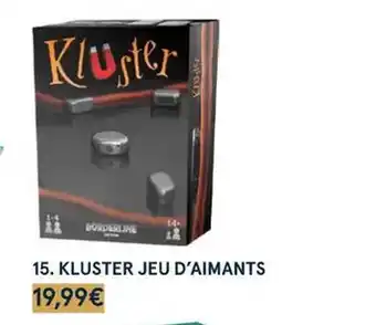 Monoprix Kluster jeu d'aimants offre