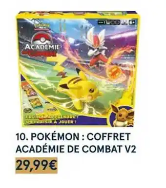 Monoprix Pokémon : coffret académie de combat v2 offre