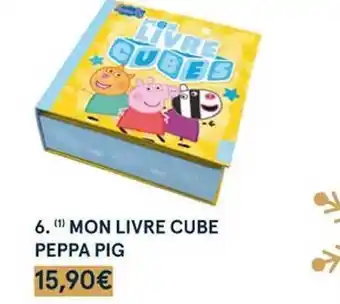 Monoprix Mon livre cube peppa pig offre