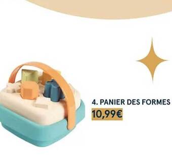Monoprix Panier des formes offre