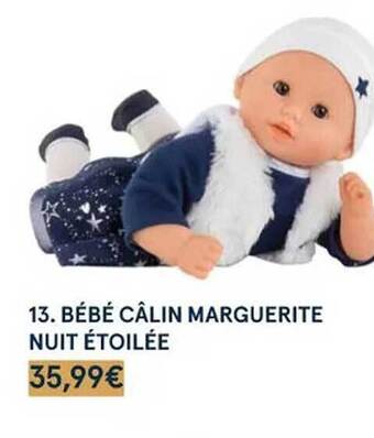 Monoprix Bébé câlin marguerite nuit étoilée offre