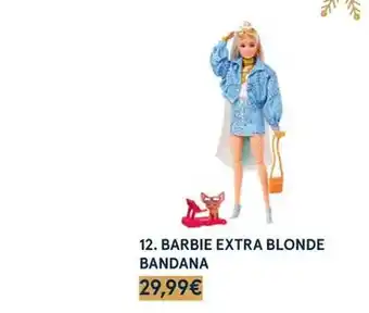 Monoprix Barbie extra blonde bandana offre