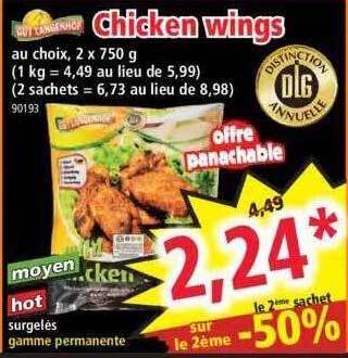 Norma Chicken wings offre