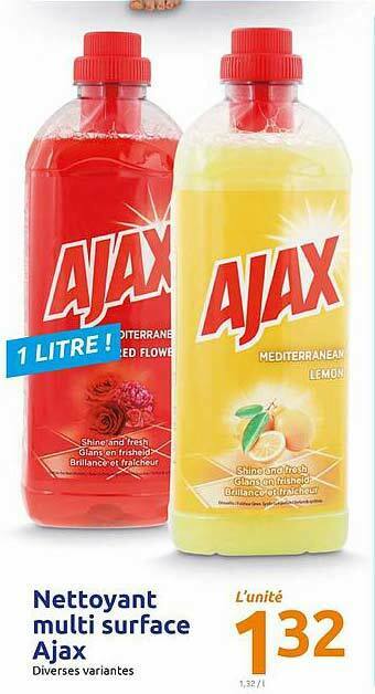 Action Nettoyant Multi Surface Ajax offre
