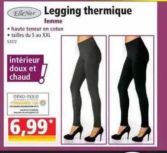 Legging thermique femme ellenor