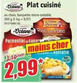 Norma Plat cuisiné océane offre