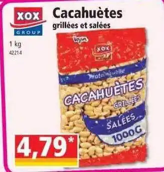 Norma Cacahuètes grillées et salées xox group offre