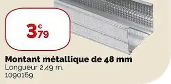 Weldom Montant métallique de 48 mm offre