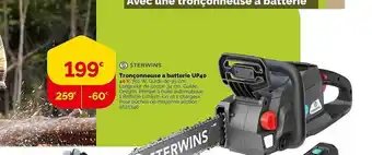 Weldom Tronçonneuse à batterie up40 sterwins offre