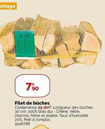 Weldom Filet de bûches offre