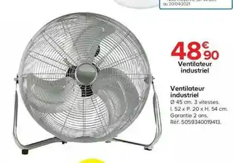 Castorama Ventilateur Industriel offre
