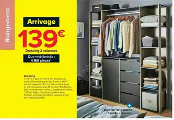 Castorama Dressing 2 Colonnes offre