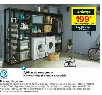 Castorama Dressing De Garage offre