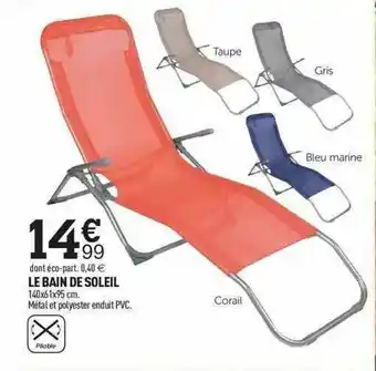 Centrakor Le Bain De Soleil offre