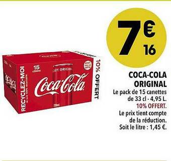 Supeco Coca-cola Original offre