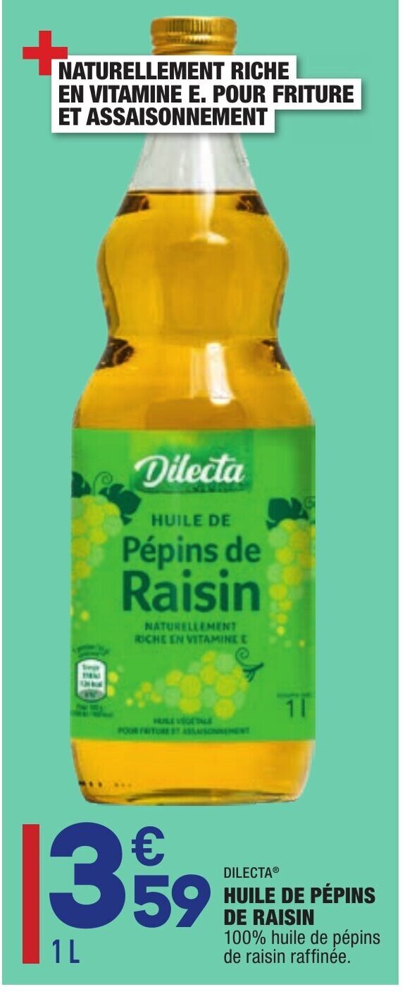 Huile De Pépin De Raisin Lidl Promo Huile de Pépins de raisin chez ALDI