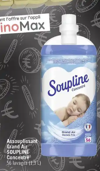 Géant Casino Soupline assouplissant grand air soupline concentré * offre