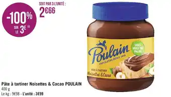 Poulain pâte à tartiner noisettes & cacao