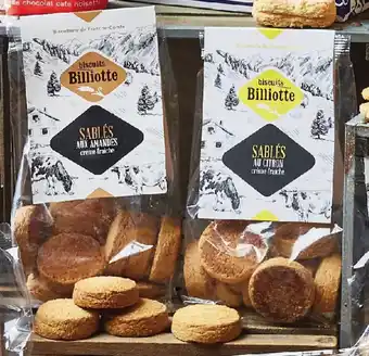 Super U Sable a la creme fraiche biscuits billiotte offre