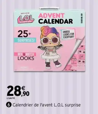 Intermarché Calendrier de l'avent L.O.L. surprise offre