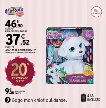 Intermarché Gogo mon chiot qui danse offre