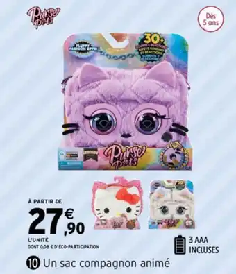 Un sac compagnon animé