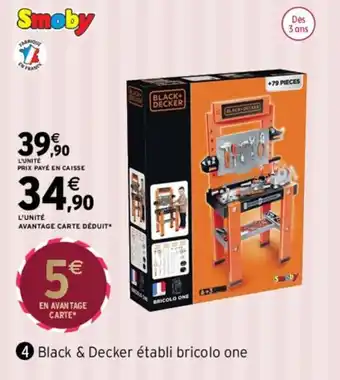 Intermarché Black & decker établi bricolo one offre