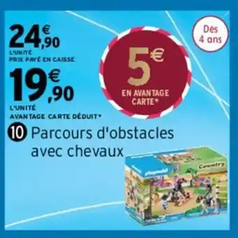 Intermarché Parcours d'obstacles avec chevaux offre
