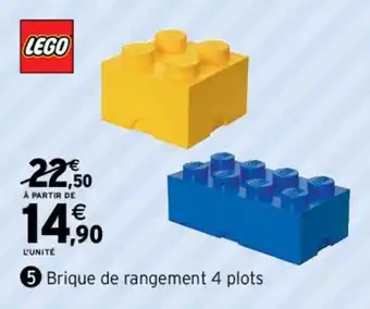 Intermarché Brique de rangement 4 plots offre