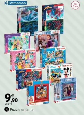 Intermarché Puzzle enfants offre
