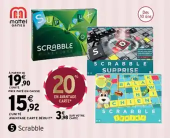 Intermarché Scrabble offre