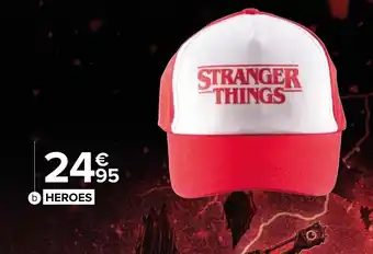 Carrefour Casquette "stranger things" offre