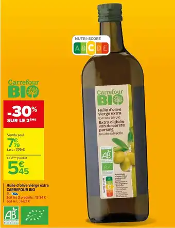 Carrefour Huile d'olive vierge extra CARREFOUR BIO offre