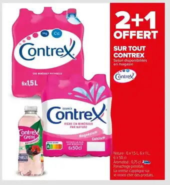 Carrefour Sur tout CONTREX offre