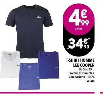 Supeco T-shirt homme lee cooper offre