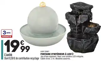Fontaine d'Intérieur à LED