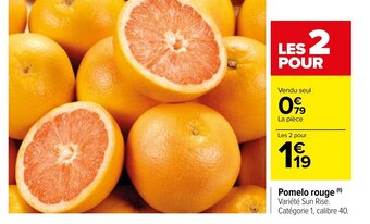 Carrefour Pomelo Rouge offre