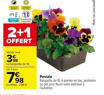 Carrefour Pensee offre