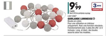 ALDI Guirlande Lumineuse offre