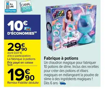 Fabrique a Potions